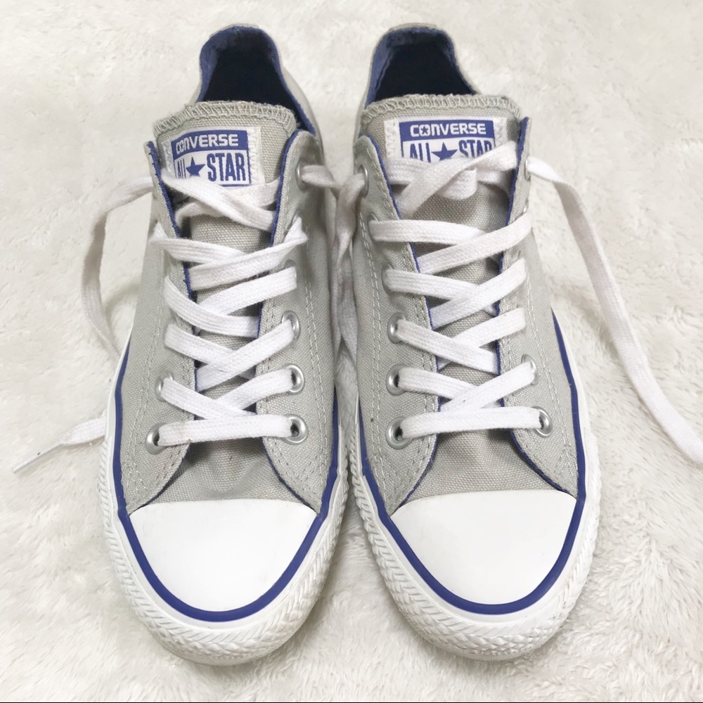 🌹Converse Light Grey All Star Low Top Sneakers